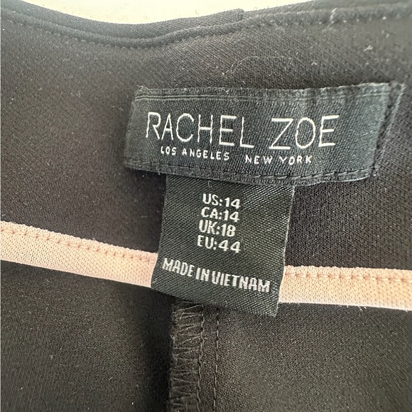 Rachel Zoe Black High Waist Women's Shorts - Picture 3 of 4